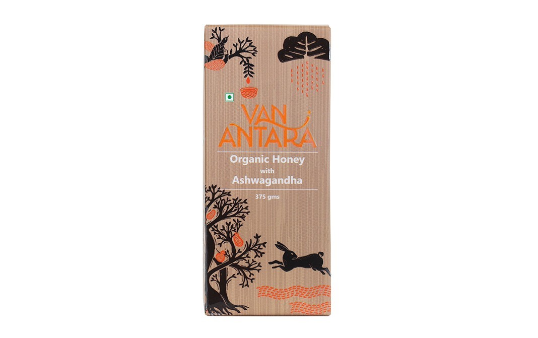 Vanantara Organic Honey with Ashwagandha   Box  375 grams